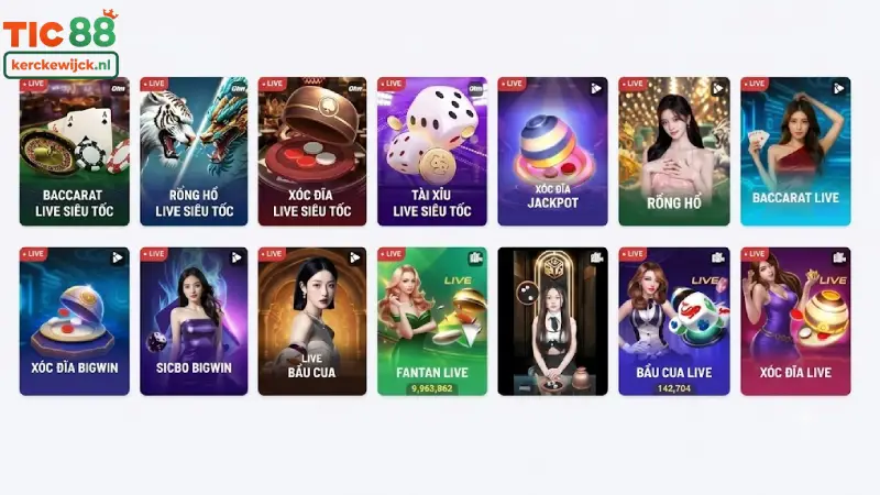Các Trò Chơi Casino Trực Tuyến TIC88 Được Săn Đón Nhất