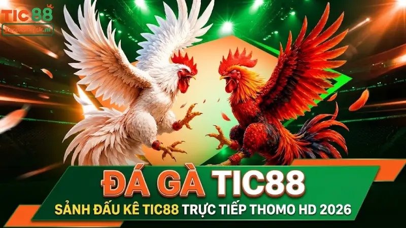 Đá Gà TIC88 - Sảnh Đấu Kê TIC88 Trực Tiếp TIC88 Thomo HD 2026