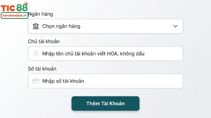 Hướng Dẫn Quy Trình Rút Tiền TIC88 Chi Tiết 4 Bước